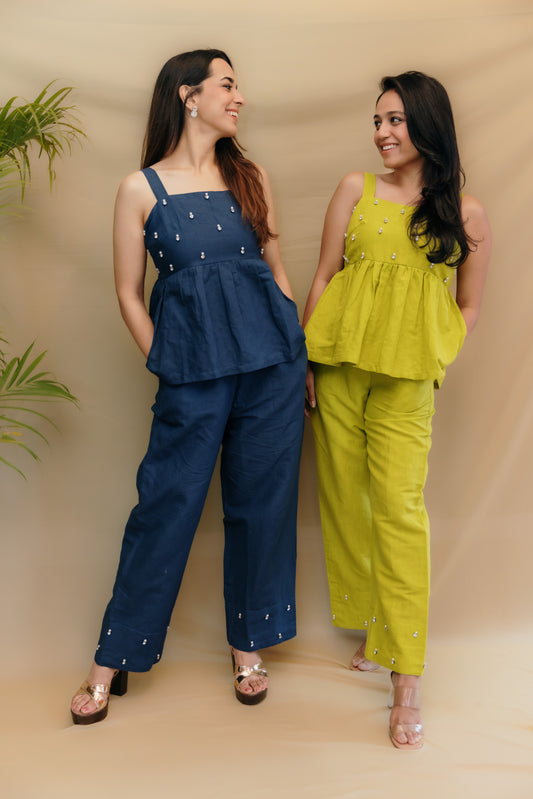 MEERA LINEN CO-ORD SET